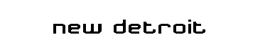 New detroit字体